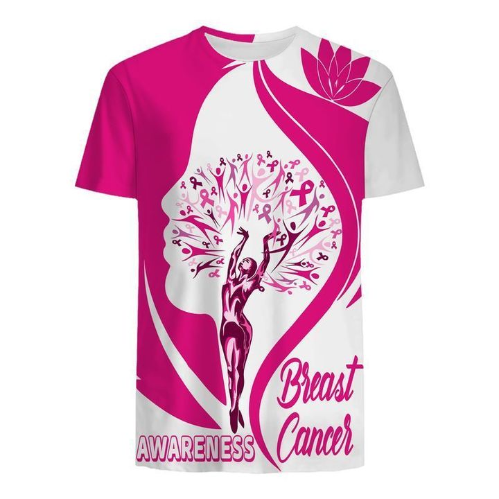 Strong Women Breast Cancer Awareness All Over T-shirt and Hoodie