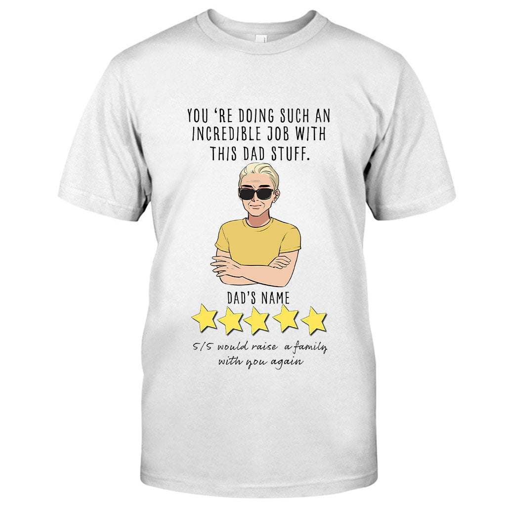 Incredible Dad - Personalized Father's Day T-shirt and Hoodie