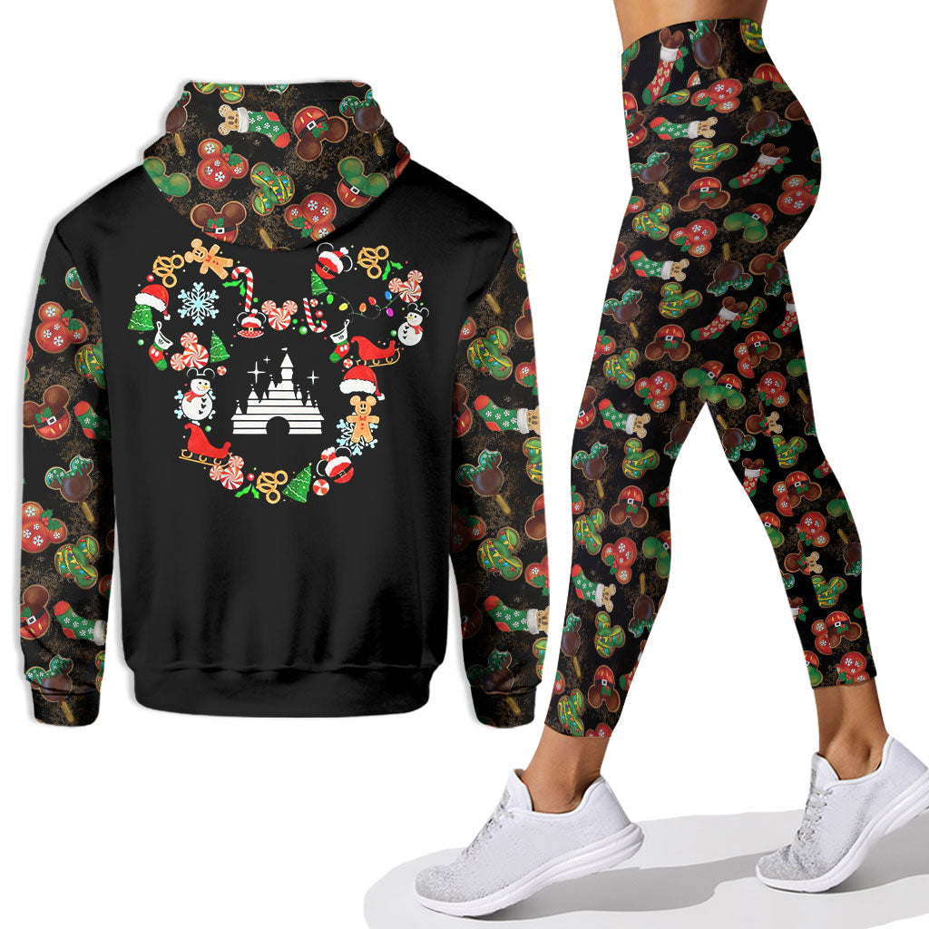 Merry Christmas - Personalized Mouse Hoodie and Leggings