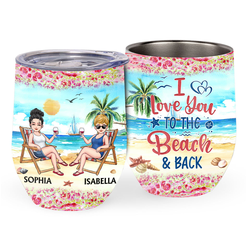 Partners In Crime Just Remember If We Get Caught - Personalized Bestie Wine Tumbler