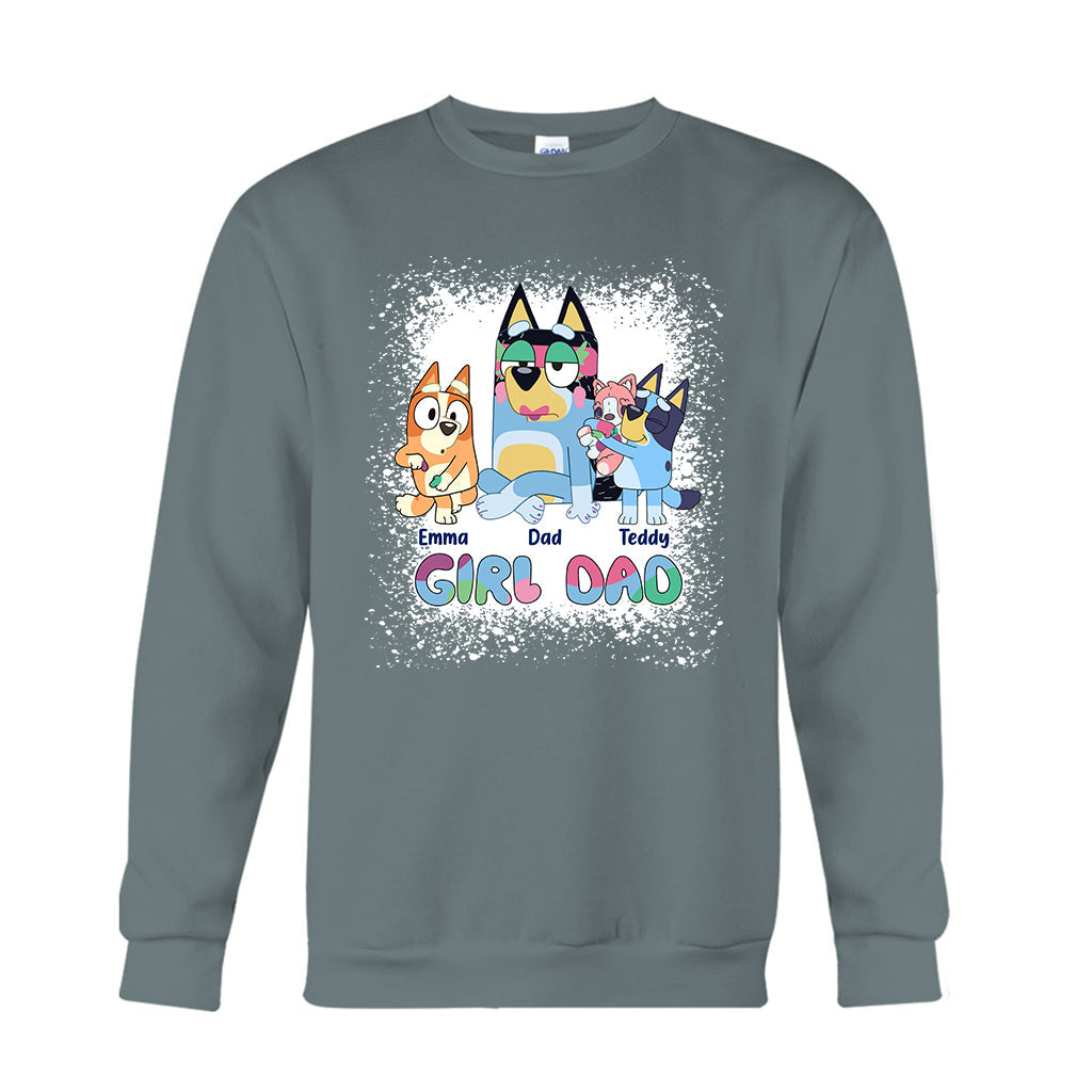 Girl Dad - Personalized Father T-shirt And Hoodie