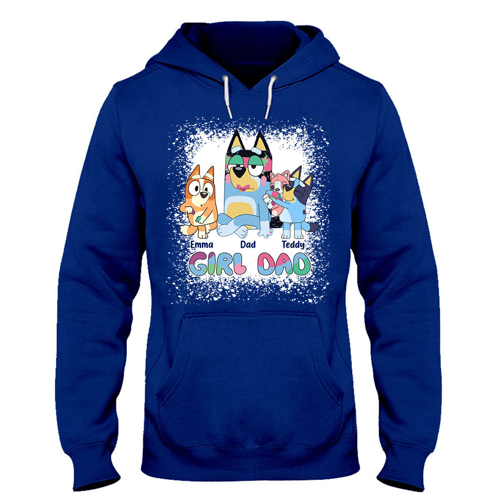 Girl Dad - Personalized Father T-shirt And Hoodie