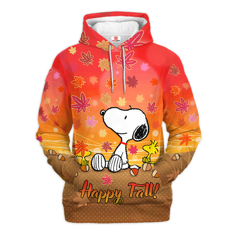 Happy Fall All Over Shirt 0823