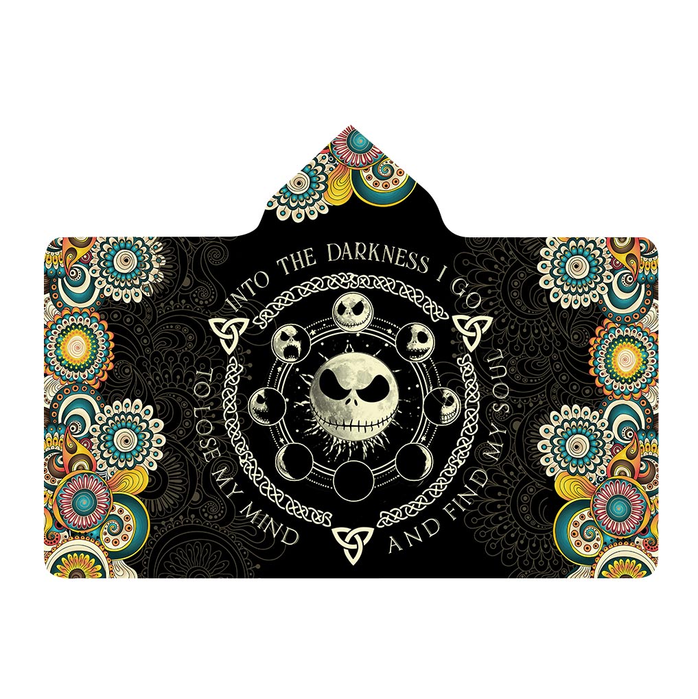 Into The Darkness I Go - Nightmare Hooded Blanket