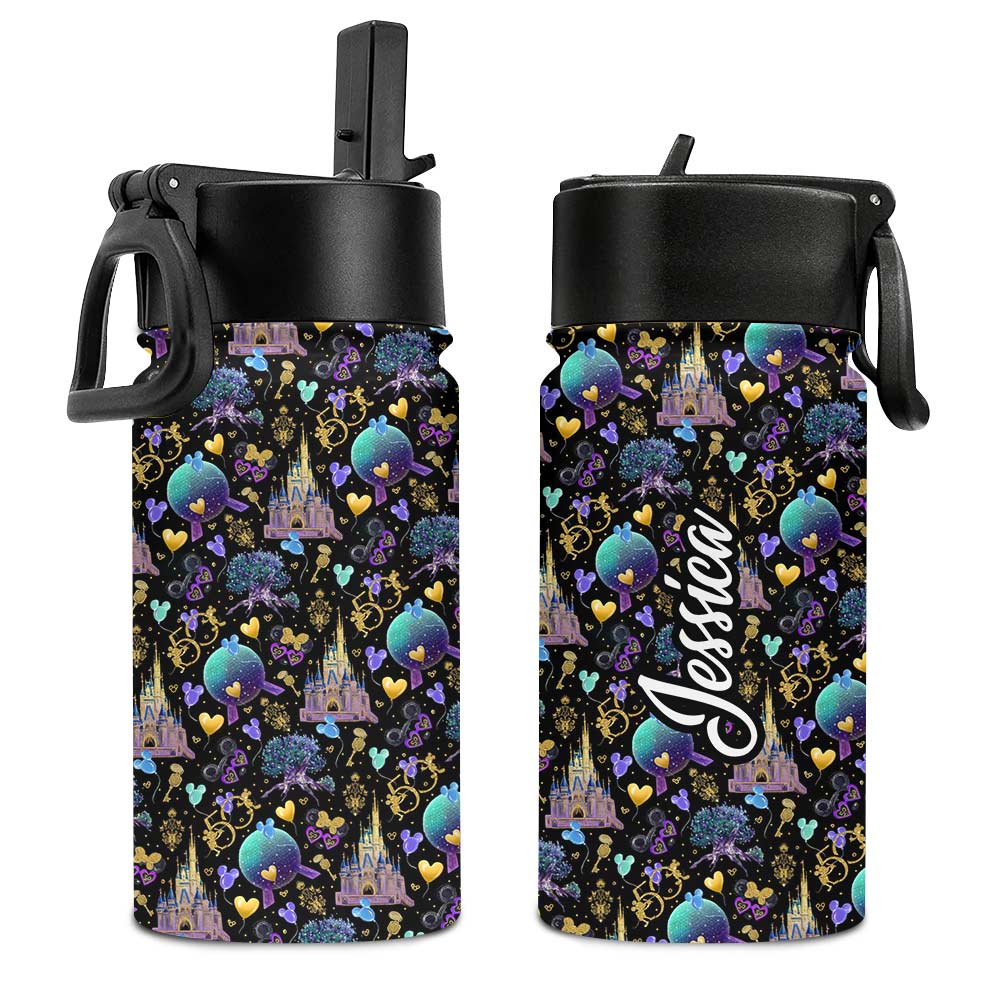 Magic Mouse Ears - Personalized Kids Water Bottle