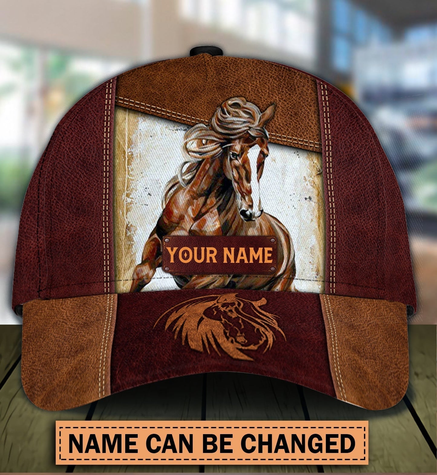 Love Horse Personalized Horse Classic Cap 0523