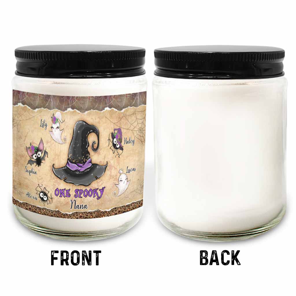 One Spooky Nana - Personalized Halloween Grandma Candle