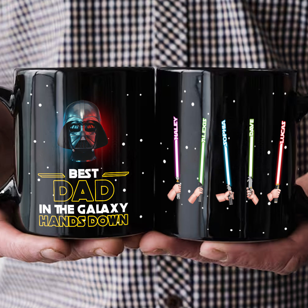 Best Dad In The Galaxy - Personalized The Force Mug
