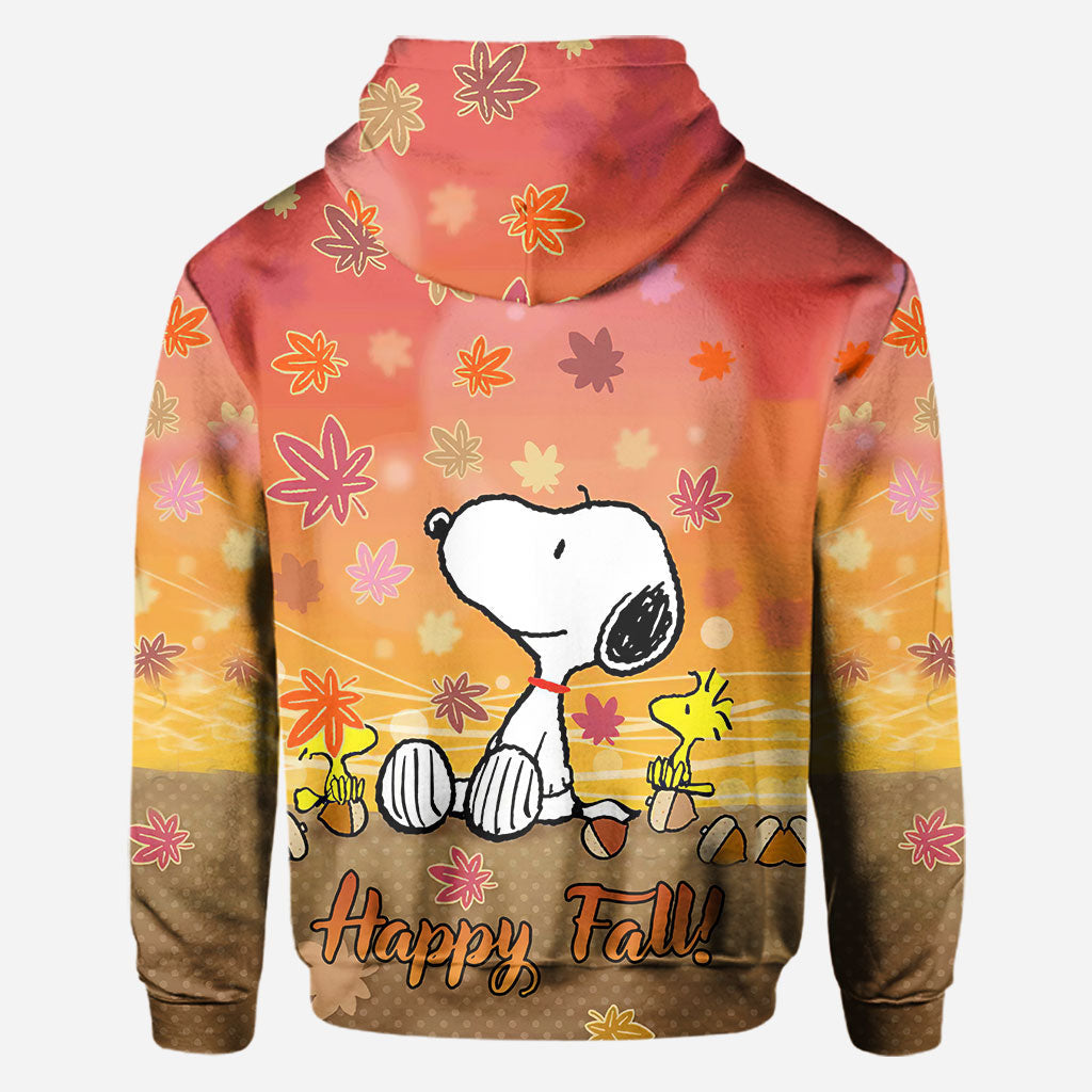 Happy Fall All Over Shirt 0823