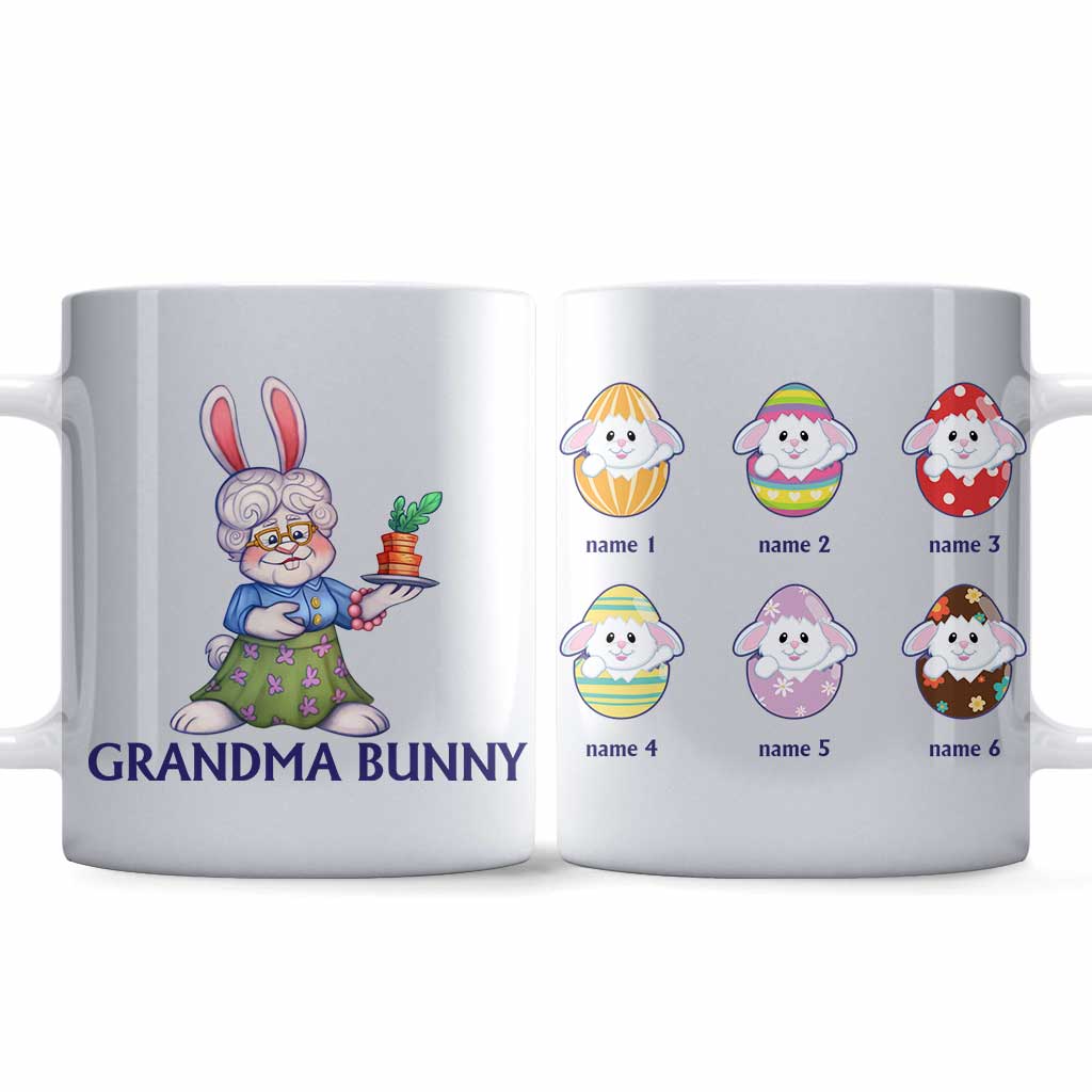 Grandma Bunny - Personalized Easter Day Mug
