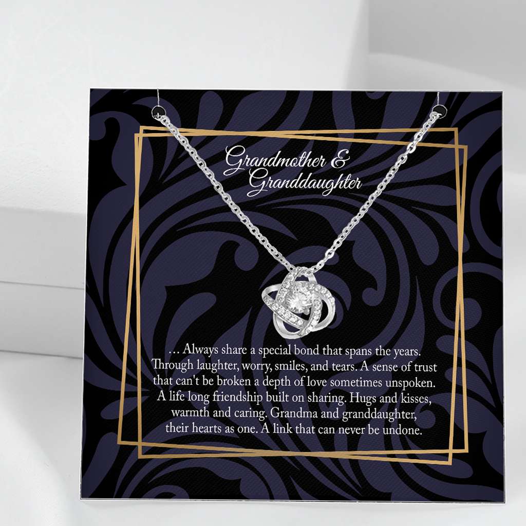 Grandma Sweet Grandma Gift Grandma Gift - Grandma Love Knot Necklace 0921