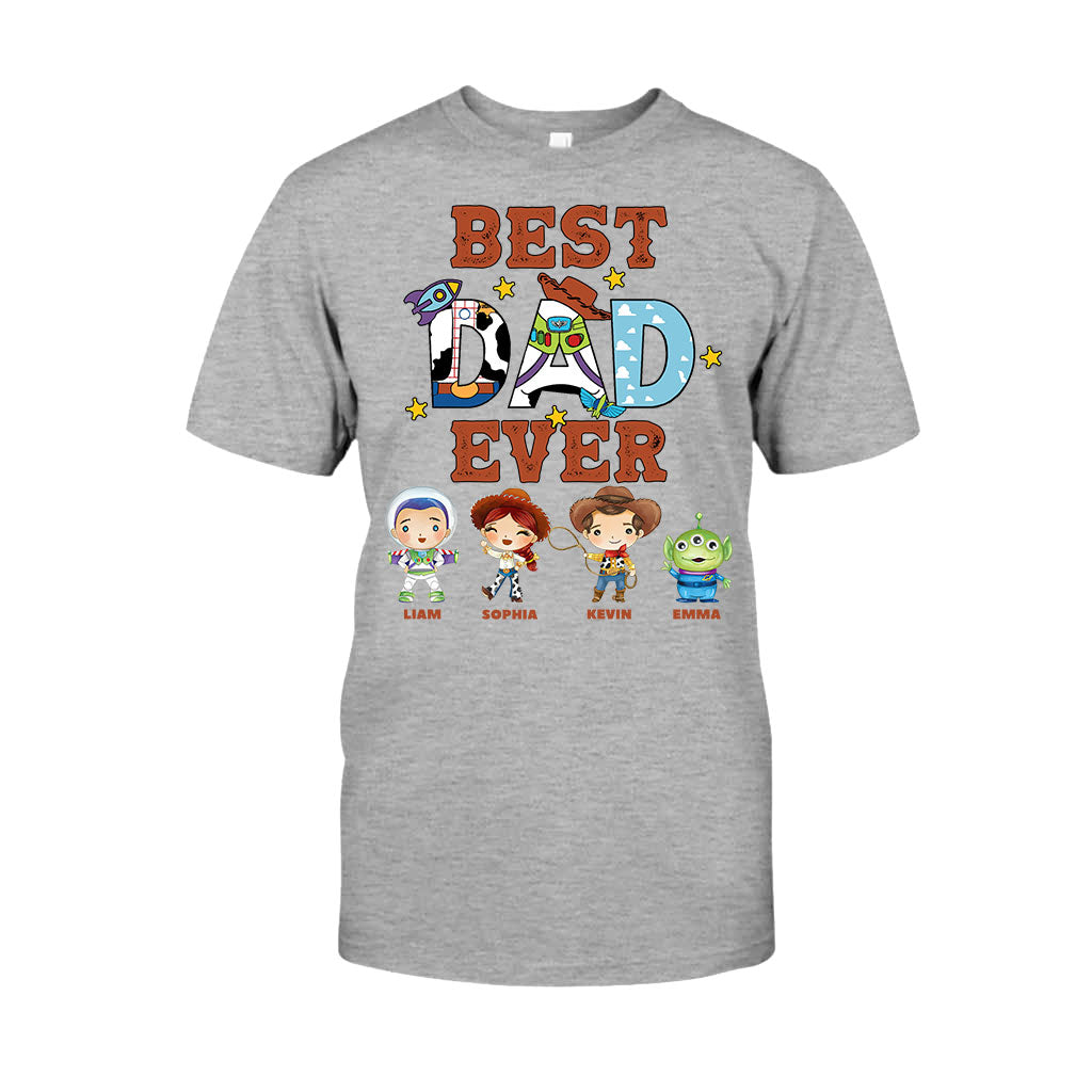 Best Dad Ever - Personalized Mouse T-shirt and Hoodie