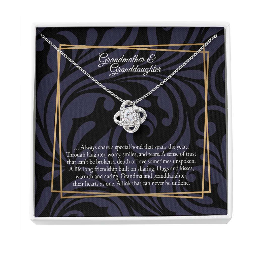 Grandma Sweet Grandma Gift Grandma Gift - Grandma Love Knot Necklace 0921