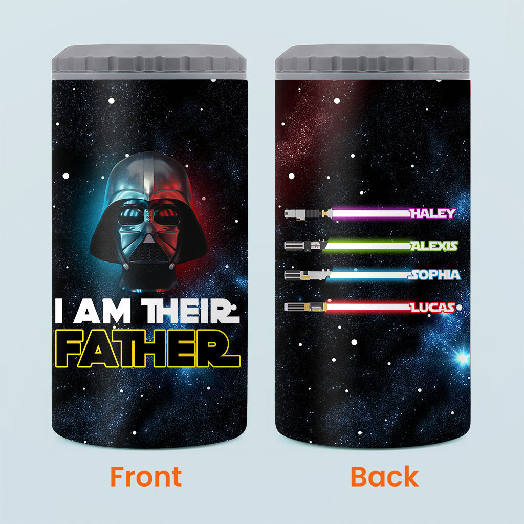 I Am Their Father - Personalized The Force Can Cooler