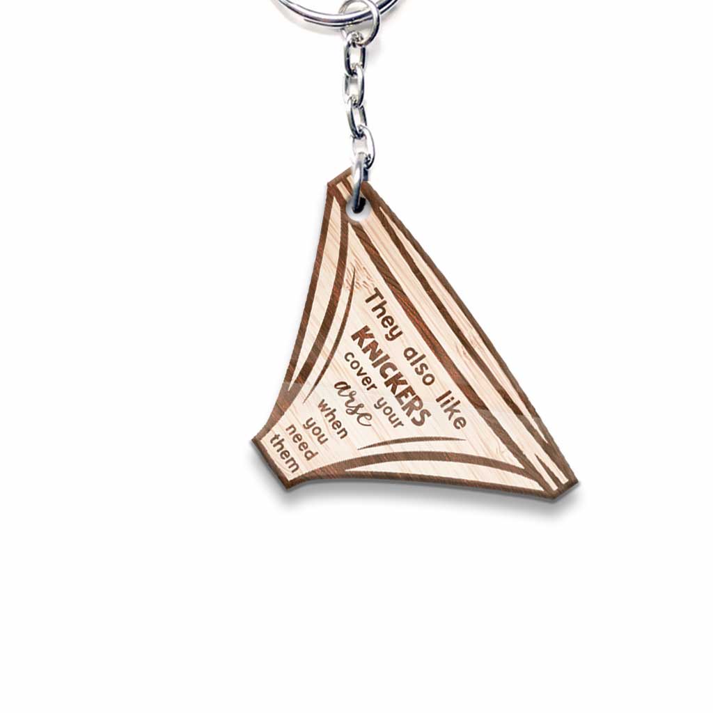 They Also Like Knickers - Personalized Bestie Keychain (Printed On Both Sides)