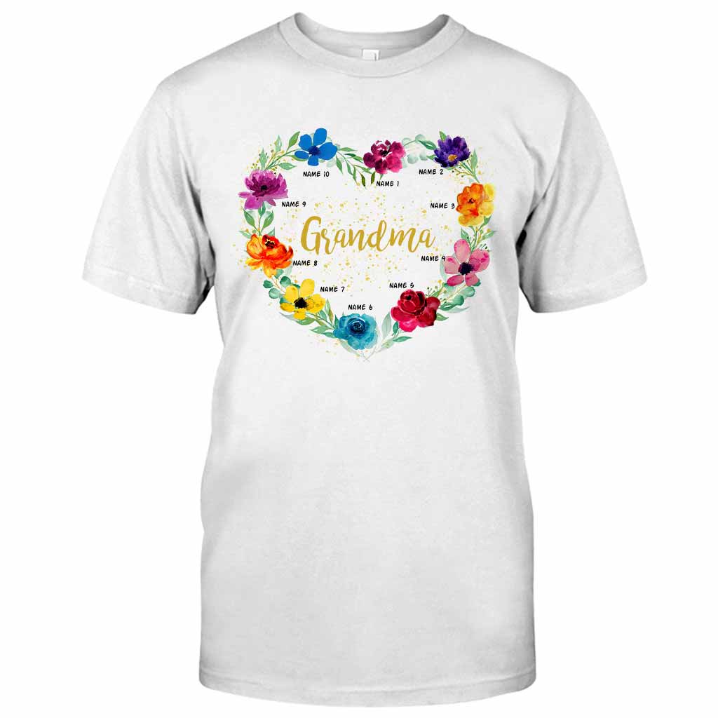 Grandma - Personalized Grandma T-shirt and Hoodie