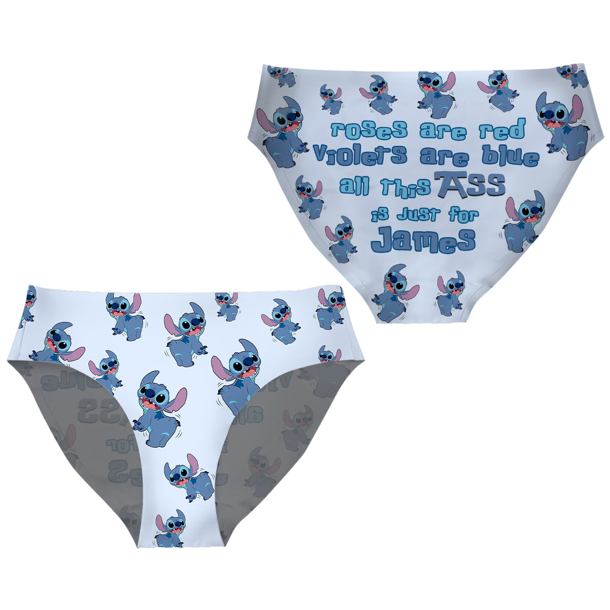 Roses Are Red Violets Are Blue - Personalized Ohana Women Briefs