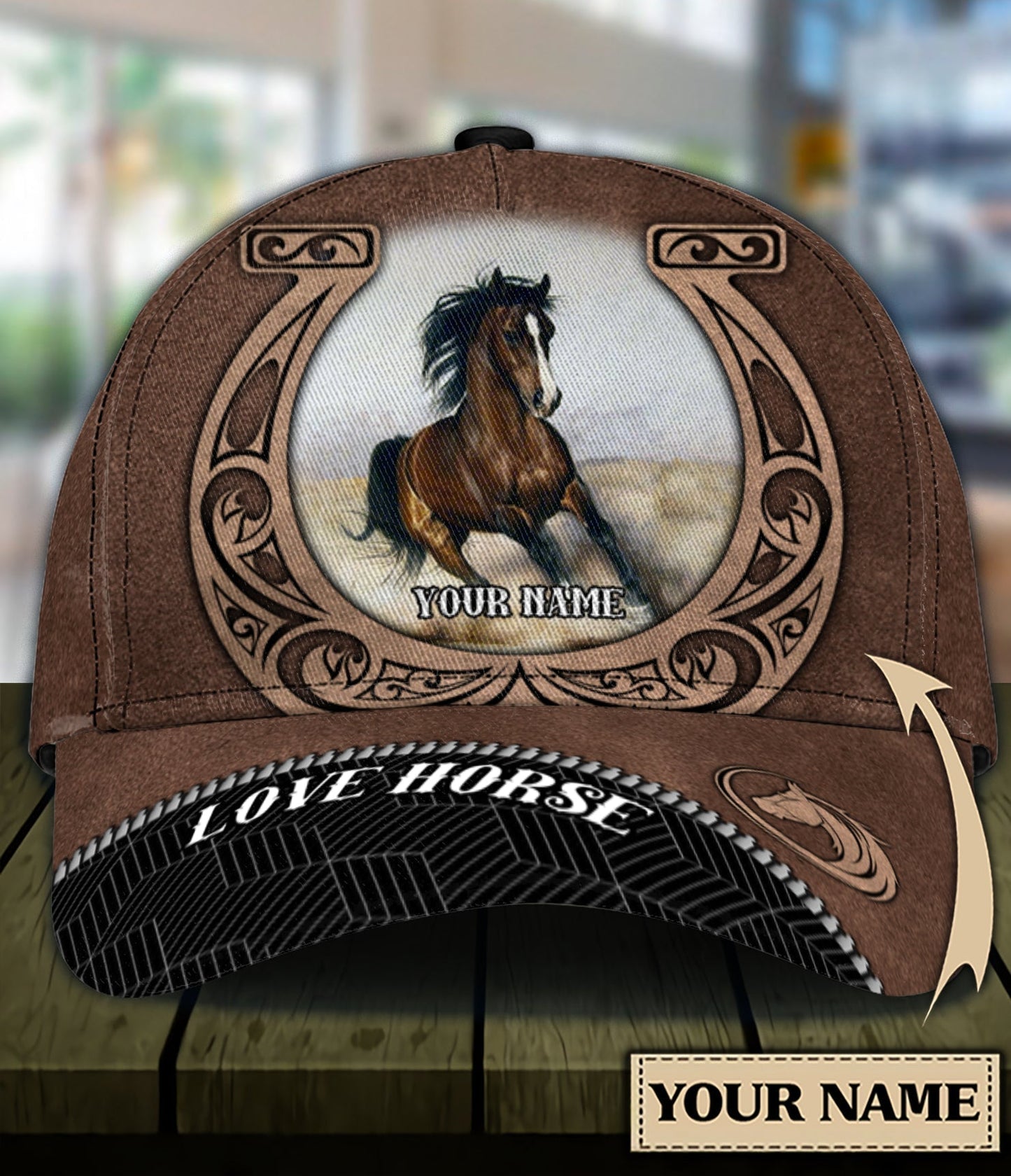 Love Horse - Personalized Horse Classic Cap 0823