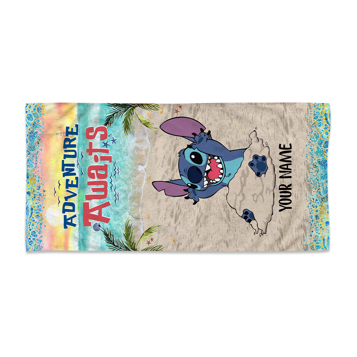 Summer Is Calling - Personalized Ohana Beach Towel