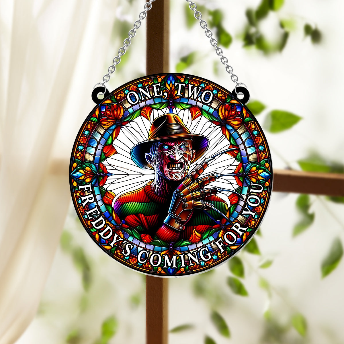 Coming For You - Window Hanging Suncatcher Ornament