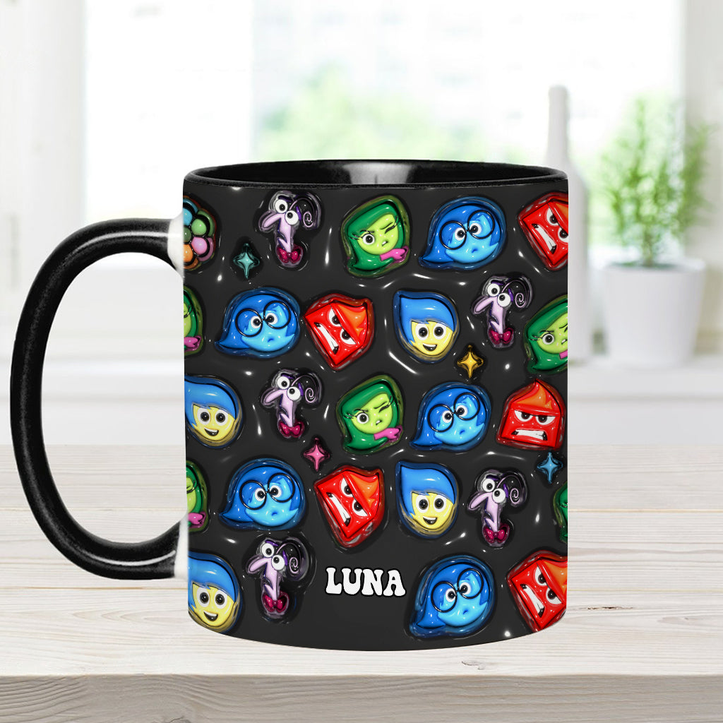 It's Ok To Feel - Personalized Accent Mug