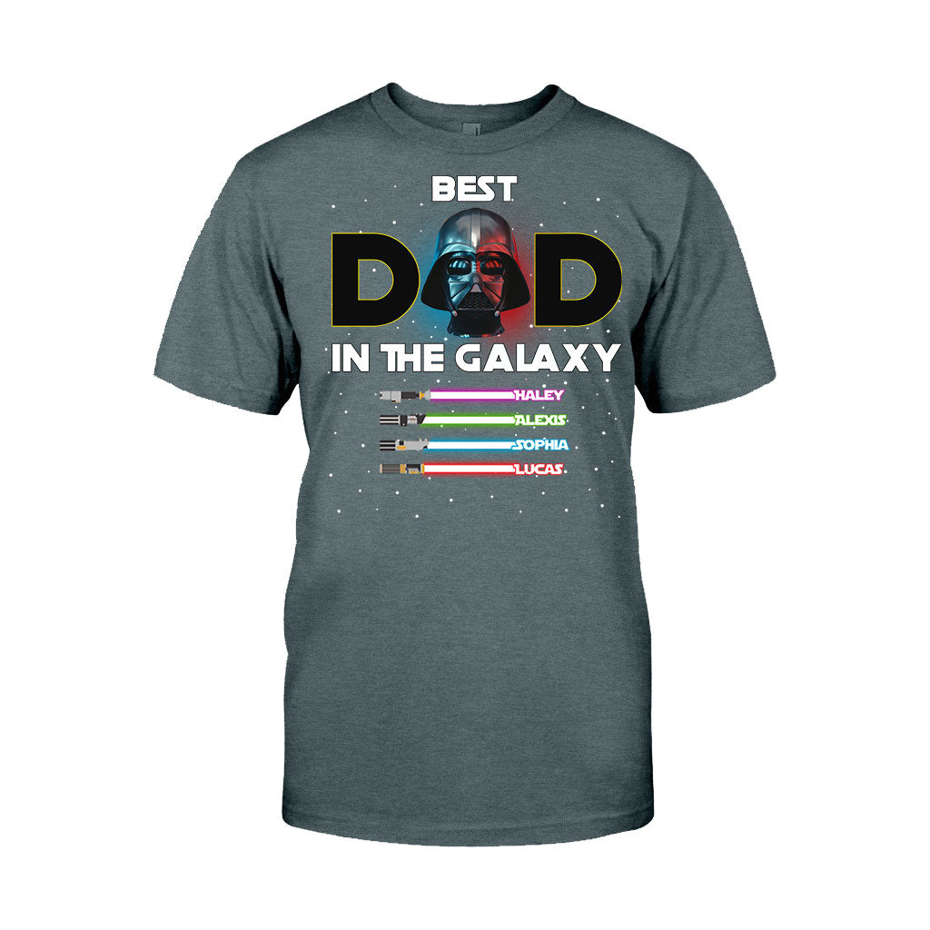 Best Dad In The Galaxy - Personalized The Force T-shirt And Hoodie