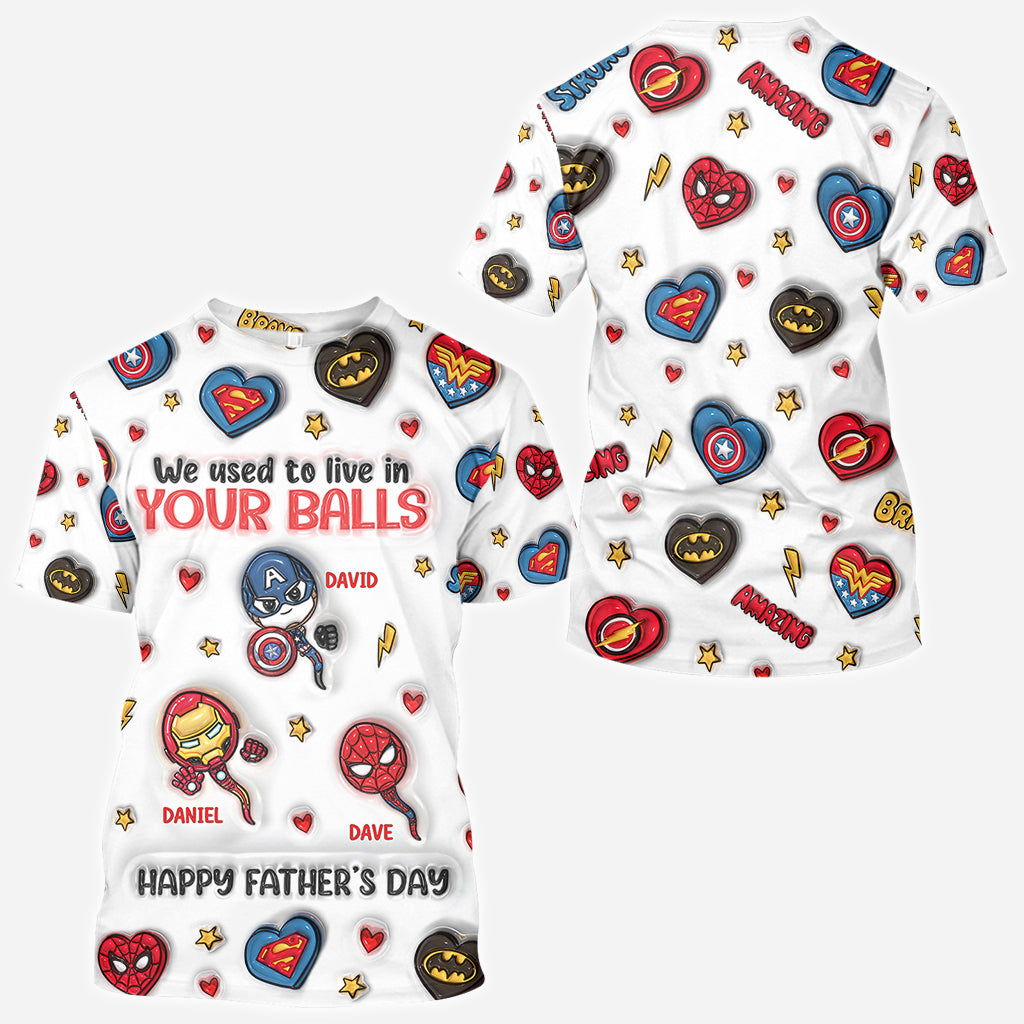 Happy Father's Day - Personalized Marvelous Universe All Over Shirt