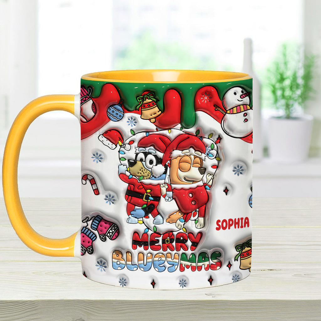 Merry Christmas - Personalized Accent Mug