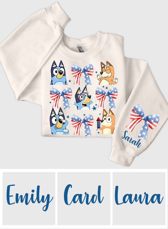 Land of Liberty Red White Bluey - Personalized All Over Shirt