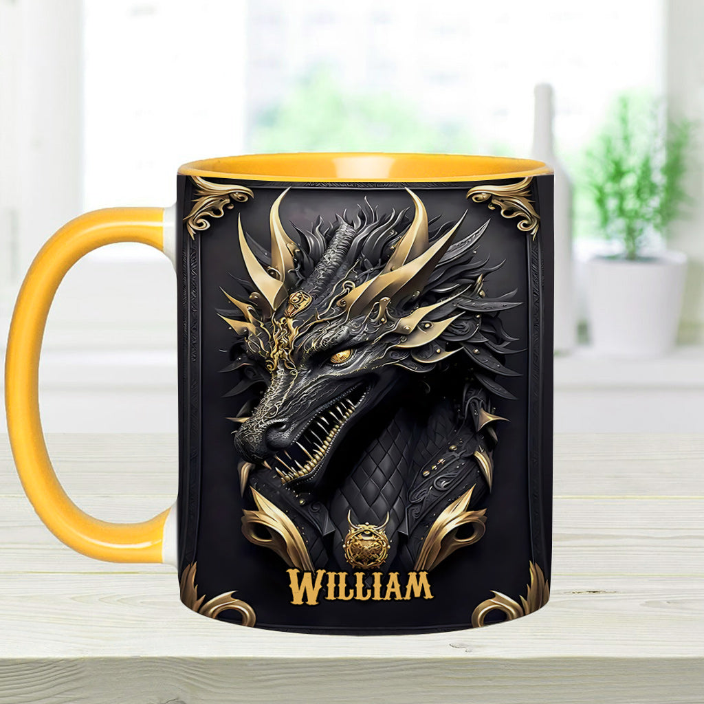 Love Dragons - Personalized Dragon Accent Mug