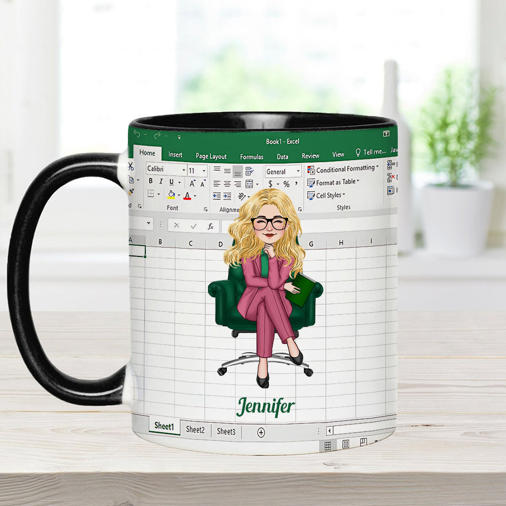 Freak In The Sheet - Personalized Colleague Accent Mug