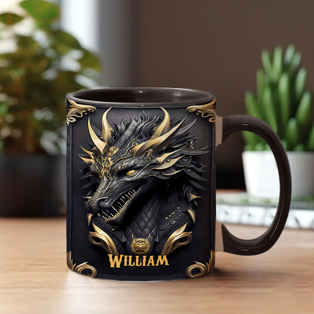 Love Dragons - Personalized Dragon Accent Mug