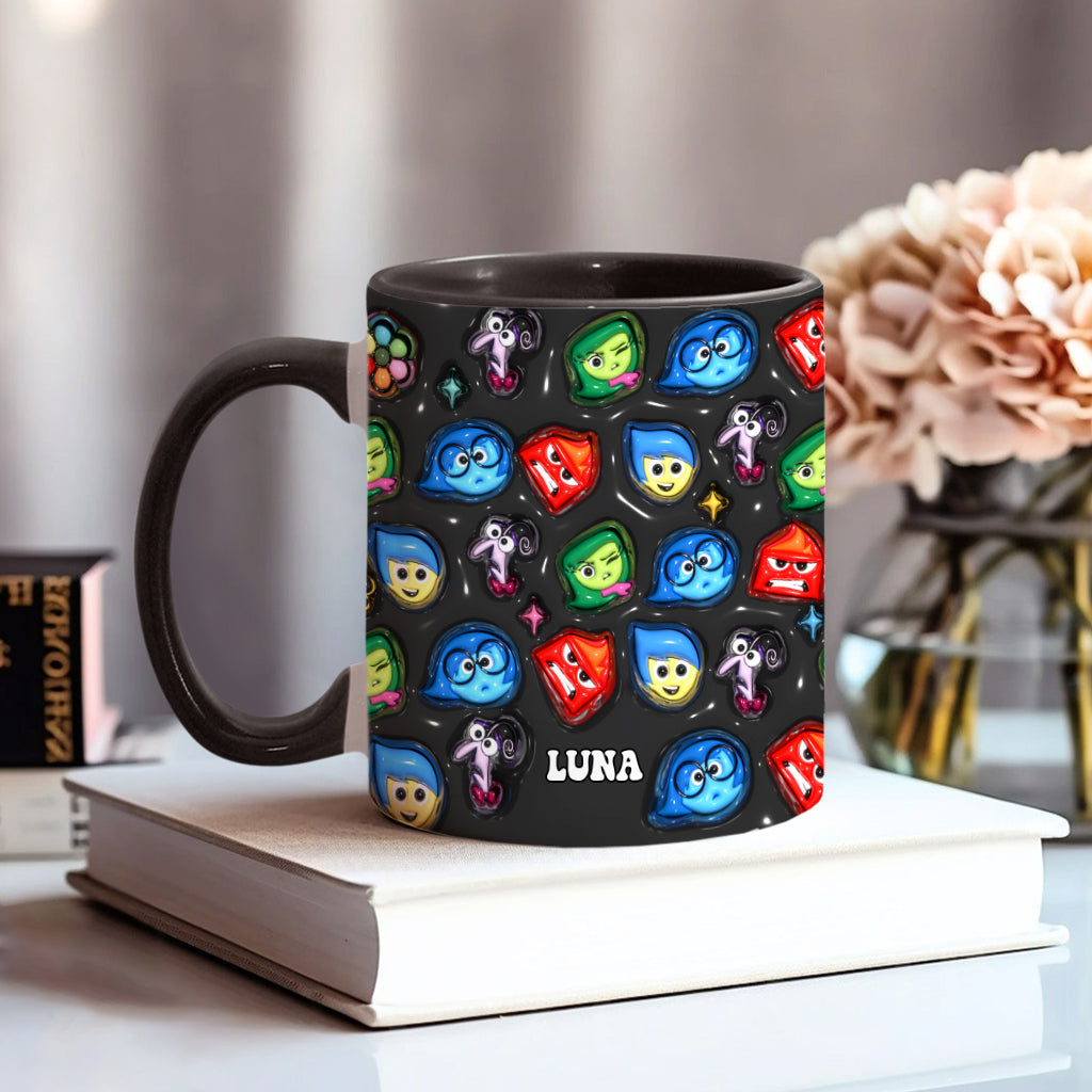 It's Ok To Feel - Personalized Accent Mug