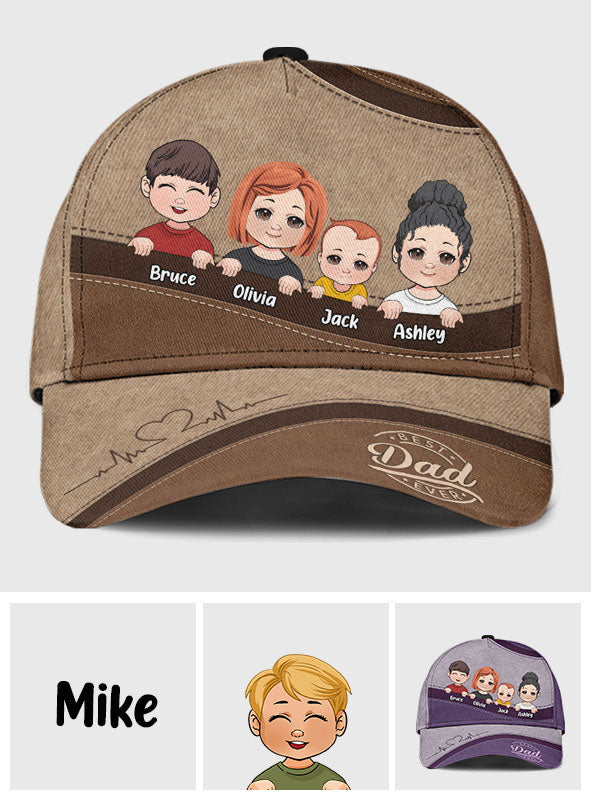 Daddy's Team Unbreakable Bond - Personalized Father Classic Cap