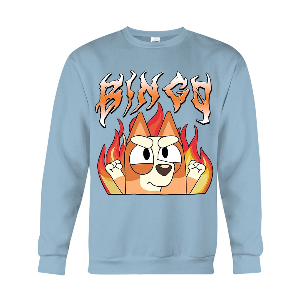 Fire Metal Rock - Mouse T-shirt And Hoodie