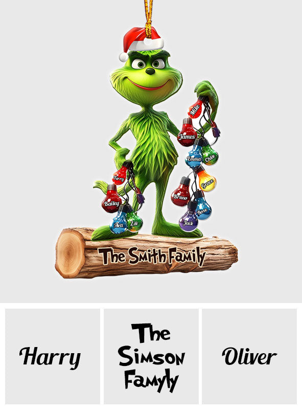 My Family - Personalized Family Ornament