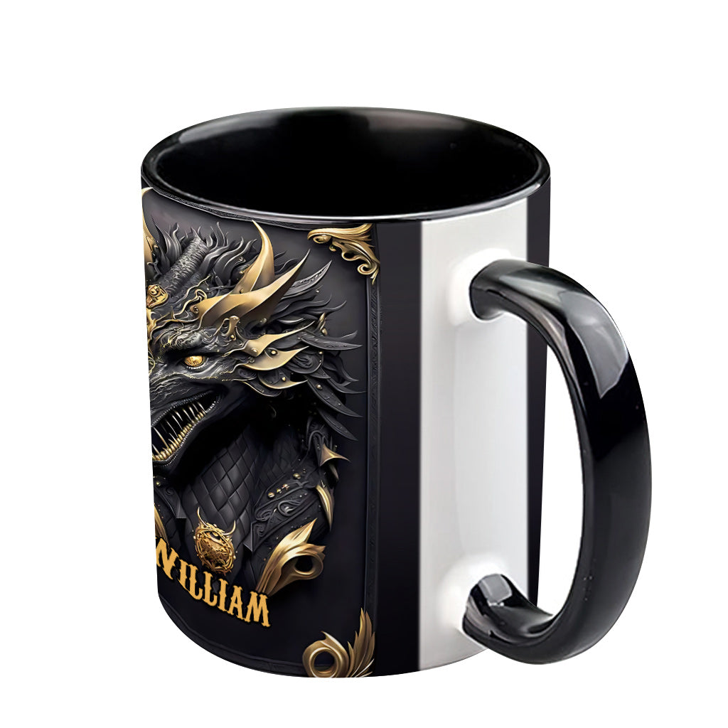 Love Dragons - Personalized Dragon Accent Mug