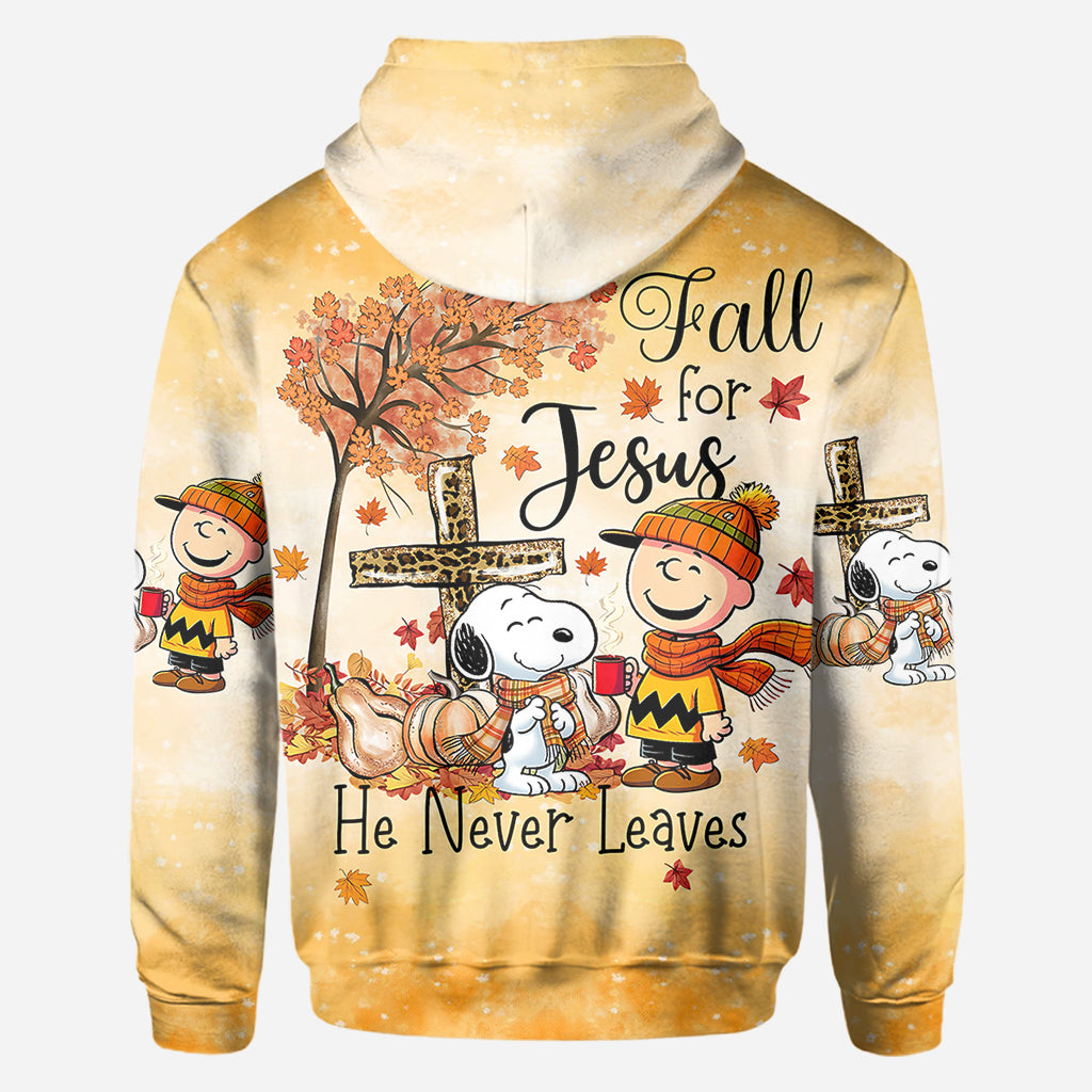 Fall For Jesus - Personalized All Over Shirt