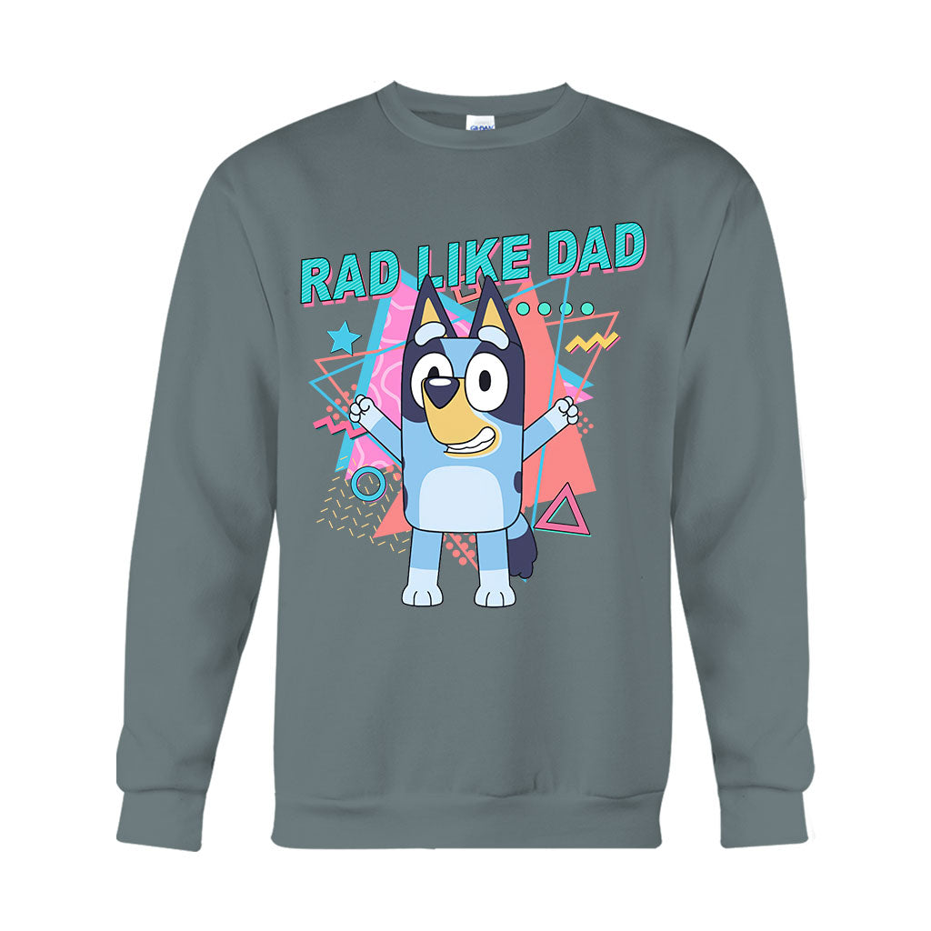 Rad Like Dad - Personalized Father T-shirt And Hoodie
