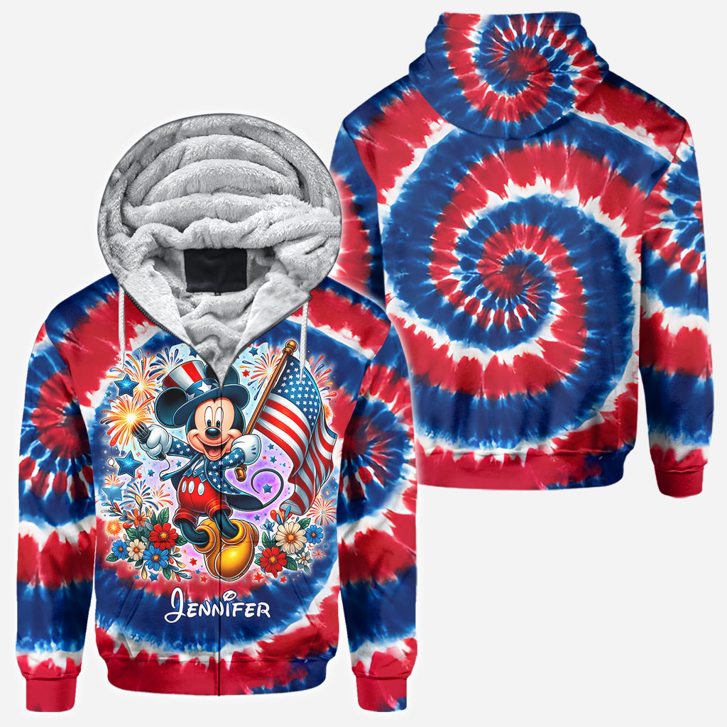 Cute Mouse 4th Of July - Personalized Mouse All Over Shirt