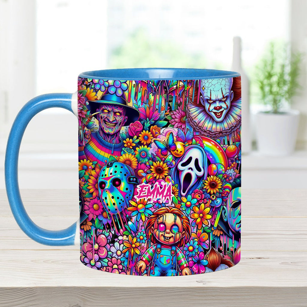 Colorful Horror - Personalized Accent Mug