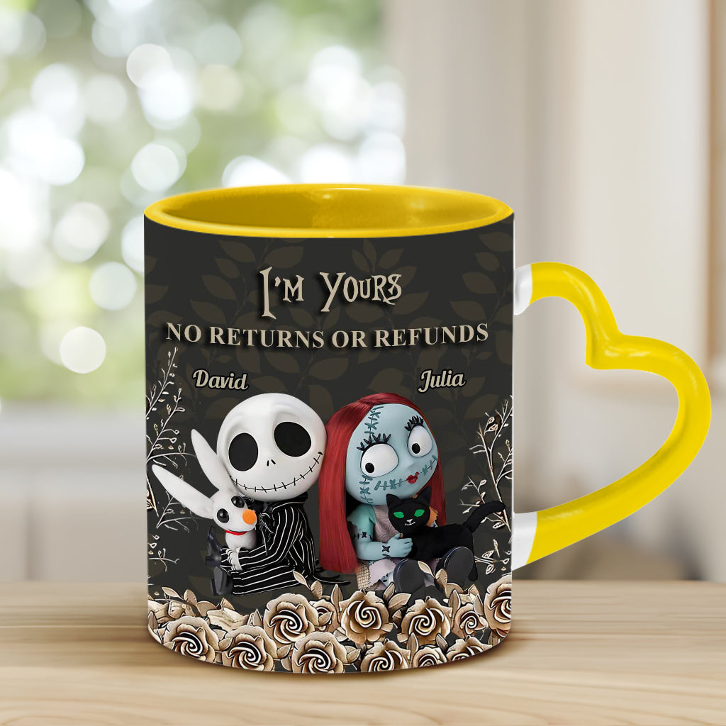 I'm Yours - Personalized Nightmare Heart Handle Mug