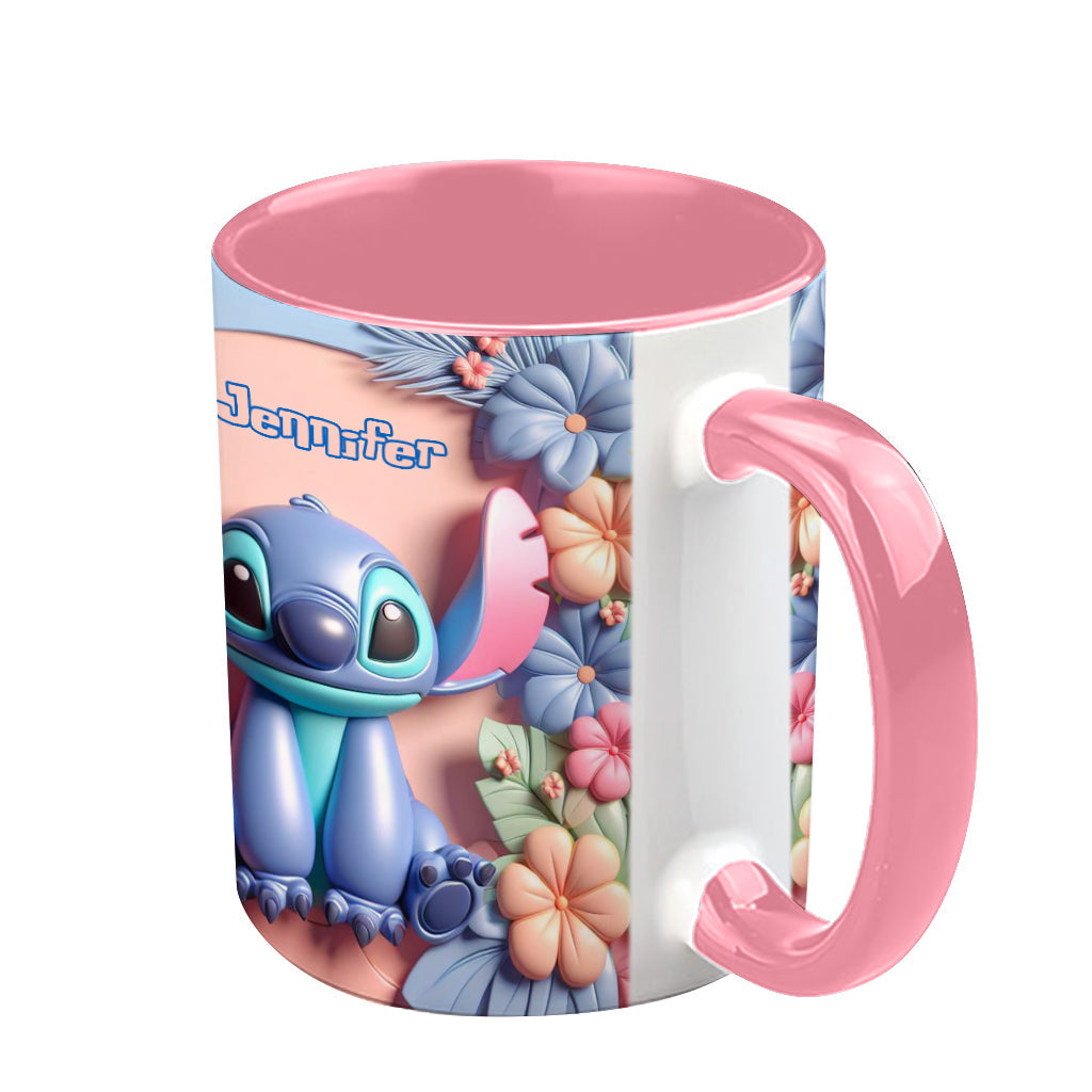 Ohana Means Family - Personalized Ohana Accent Mug