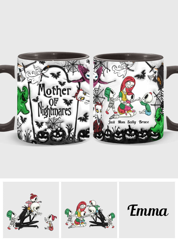 Mother Of Nightmares - Personalized Nightmare Accent Mug