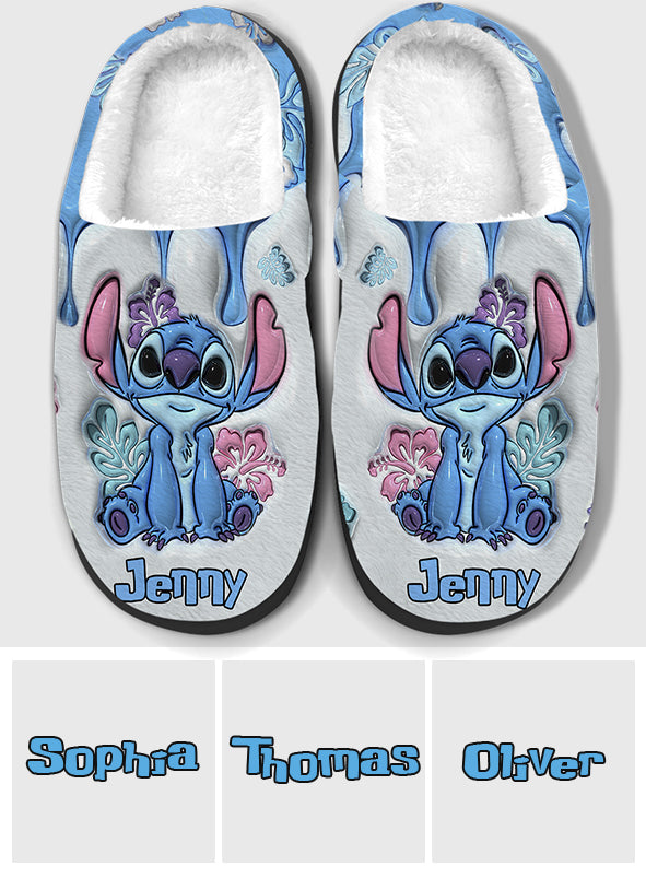Ohana Means Family - Personalized Ohana Slippers