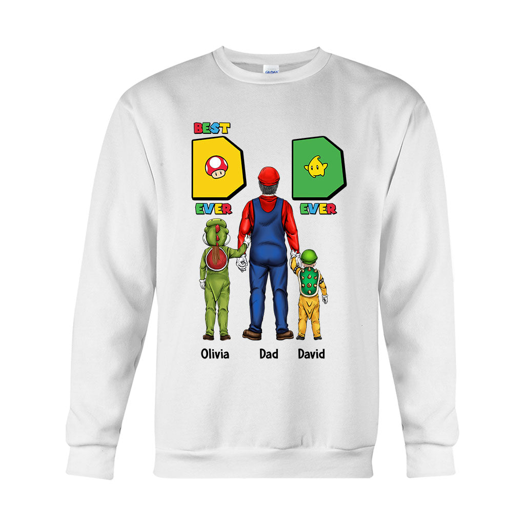 Best Dad Ever Ever - Personalized Father T-shirt And Hoodie
