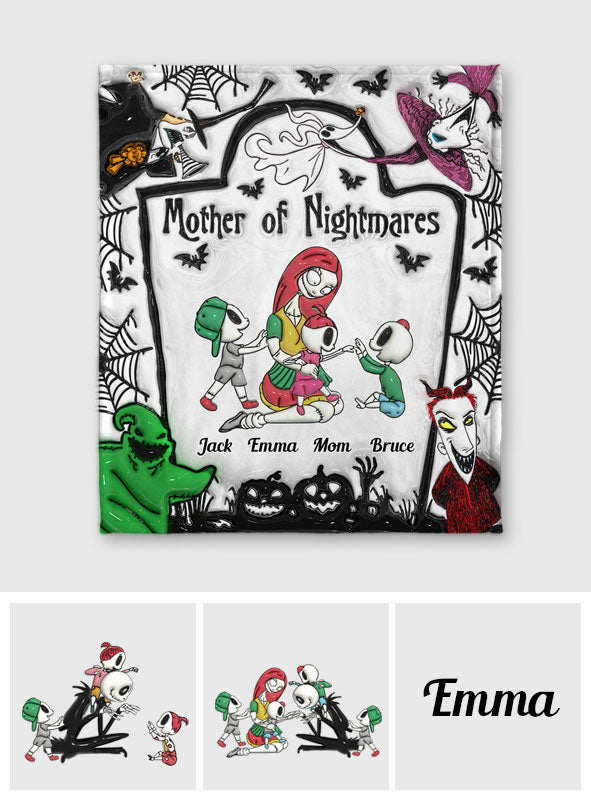 Mother Family Of Nightmares - Personalized Nightmare Blanket