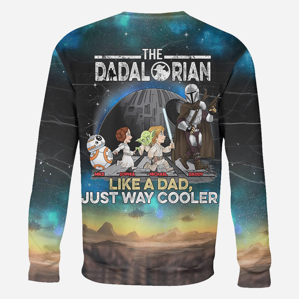 Best Dad In The Galaxy - Personalized The Force All Over Shirt