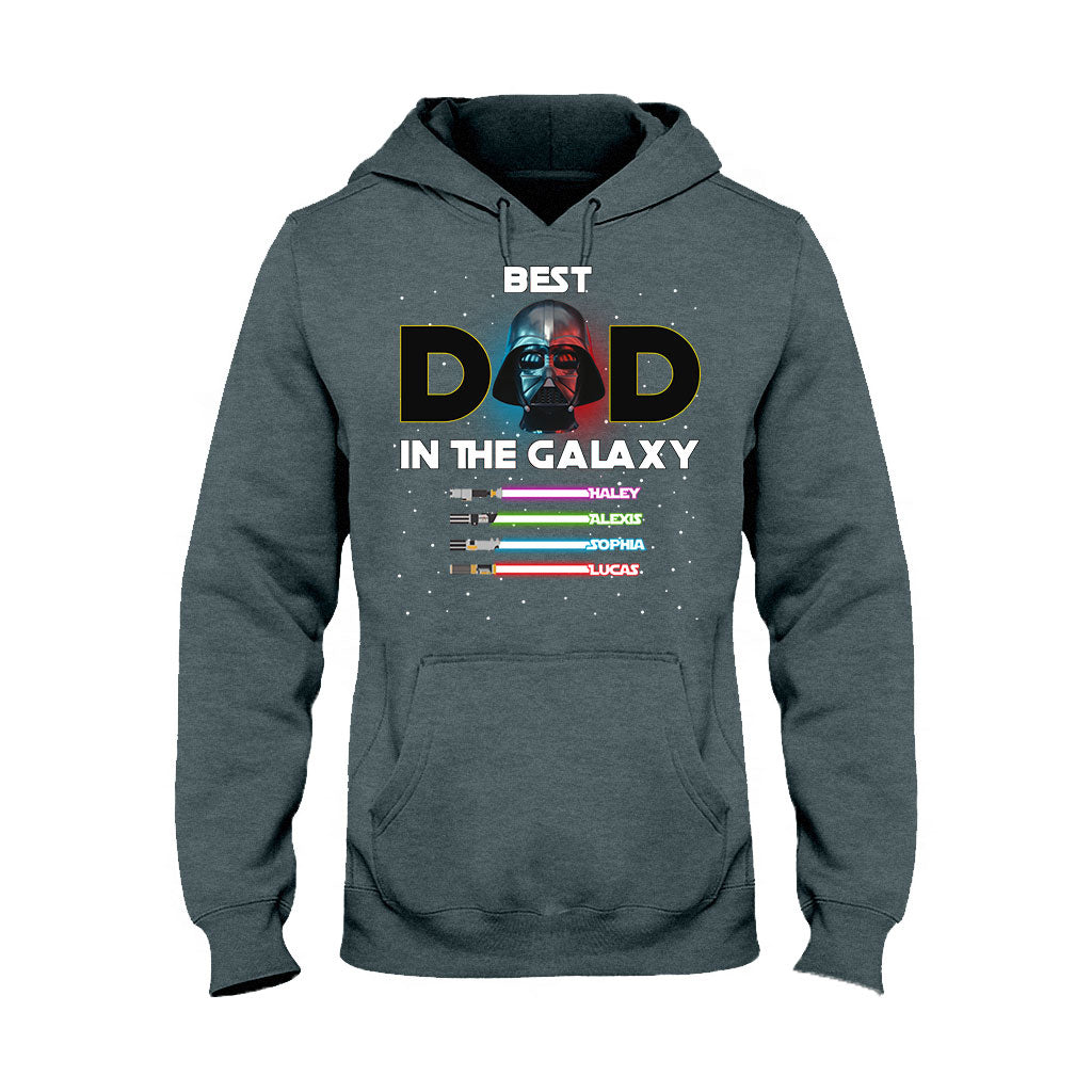 Best Dad In The Galaxy - Personalized The Force T-shirt And Hoodie