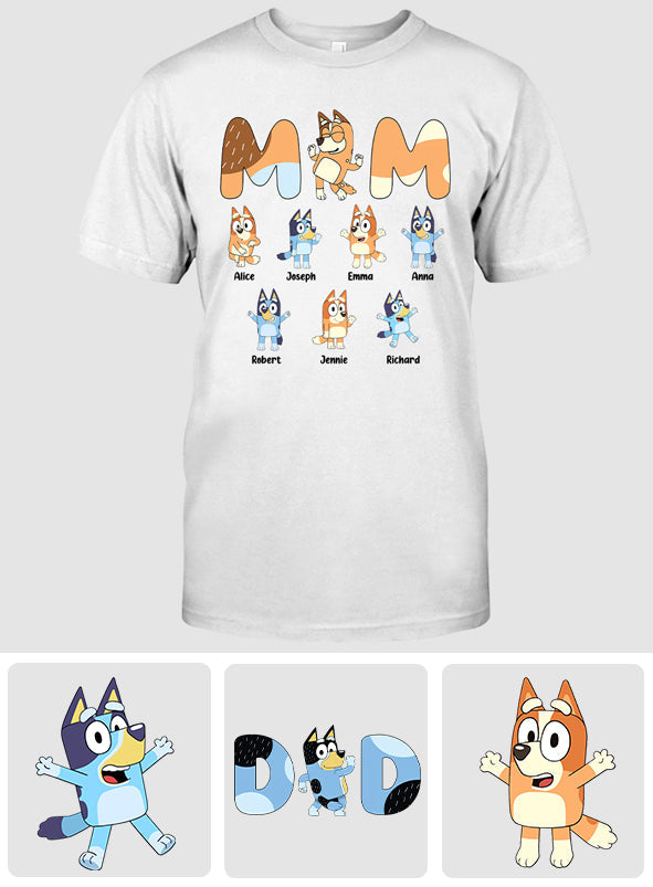 Mom And Dad - Personalized Mother T-shirt And Hoodie